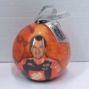 Vintage NASCAR Tony Stewart Christmas Ornament Joe Gibbs Racing #20